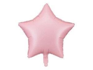 BALON FOLIOWY GWIAZDKA 48CM RÓŻOWY