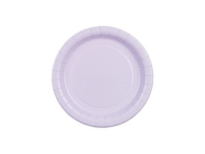 TALERZYKI PAPIEROWE LAWENDA 18CM 6SZT