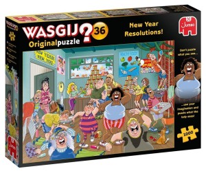 PUZZLE 1000 WASGIJ POSTANOWIENIA NOWOROCZNE G3
