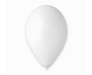 BALONY PASTELOWE BIAŁE 30CM 100SZT