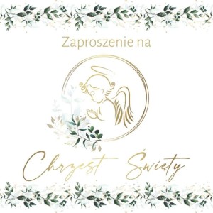 ZAPROSZENIE CHRZEST (5SZT)