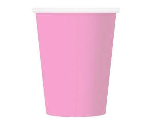 KUBECZKI PAPIEROWE RÓŻOWE 250ML 6SZT