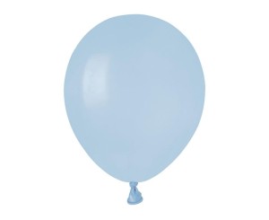 BALONY GEMAR PASTEL PUDROWE BŁĘKITNE 13CM 100SZT