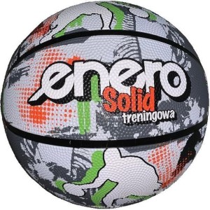 PIŁKA DO KOSZYKÓWKI SZARO-BIAŁA, ENERO