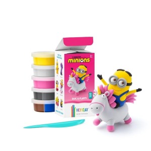 HEJ CLAY - MINIONKI: DAVE I FLUFFY + AKCESORIA