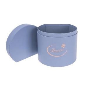 PUDEŁKO FLOWER BOX NIEBIESKI ROZETTE, ROZETTE
