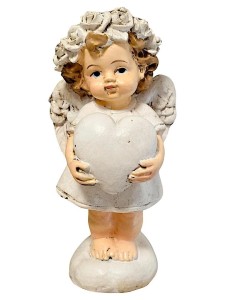 FIGURKA ANIOŁEK Z SERCEM 8CM