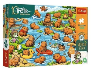 PUZZLE 100 TREFLIKI - KAPIBARY TREFL, TREFL