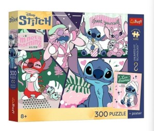 PUZZLE 300 LILO & STITCH + PLAKAT TREFL