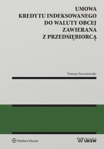 UMOWA KREDYTU INDEKSOWANEGO DO WALUTY OBCEJ...