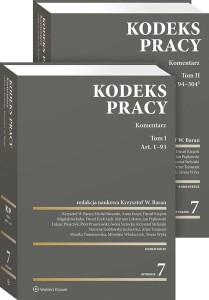 KODEKS PRACY. KOMENTARZ T.1-2 W.7