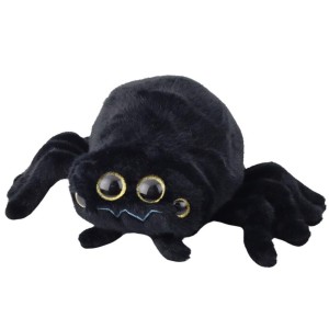 MASKOTKA OWAD PAJĄK CZARNY 30CM, LEANTOYS