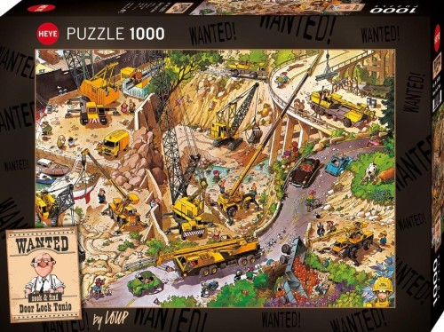 Puzzle 1000 Wanted!-Tonio, Loup, Heye