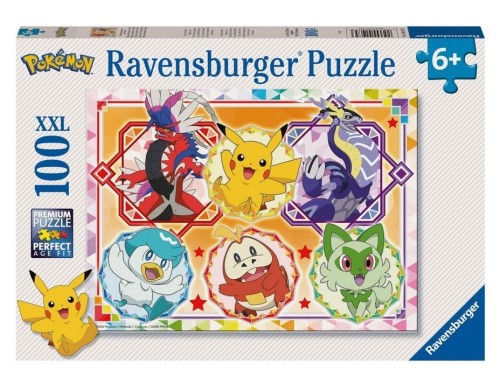 Puzzle 2D 100 Pokemon, Ravensburger