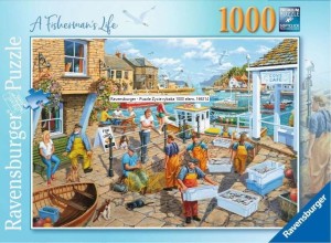 PUZZLE 1000 ŻYCIE RYBAKA, RAVENSBURGER