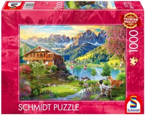 PUZZLE PQ 1000 RELAKS W DOLOMITACH, SCHMIDT