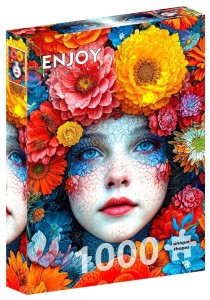 PUZZLE 1000 KWIATOWY MAKIJAŻ, ENJOY