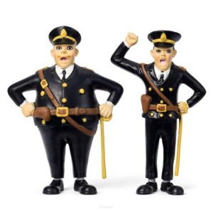 FIGURKI POLICJANCI KLING I KLANG PIPPI, MICKI