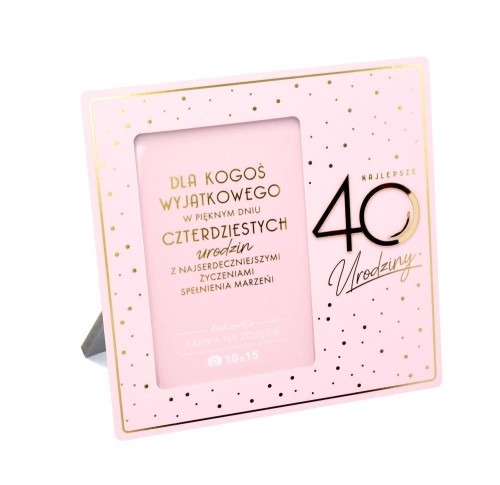 Ramka Moments Urodziny 40 Elite, Kukartka