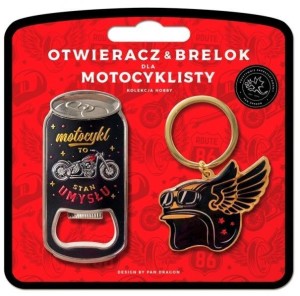 ZESTAW BRELOK + OTWIERACZ DLA MOTOCYKLISTY