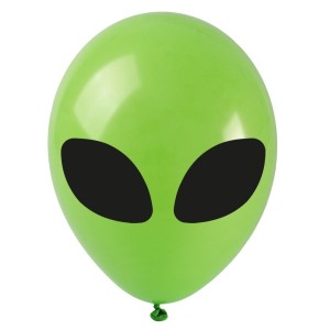 BALONY Z NADRUKIEM UFO 6SZT