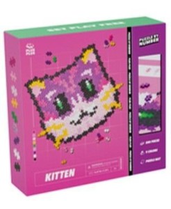 PLUS-PLUS PUZZLE BY NUMBER - KOT 500EL, PLUS-PLUS