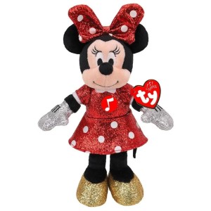 BEANIE BABIES MICKEY AND MINNIE - MINNIE 20CM, TY