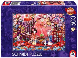 PUZZLE PQ 500 JAPOŃSKA CEREMONIA PICIA HERBATY G3