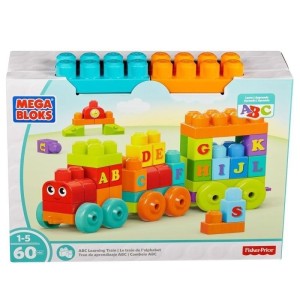 MEGA BLOKS POCIĄG EDUKACYJNY ABC, MATTEL