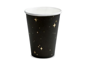KUBECZKI CZARNE 260ML 6SZT