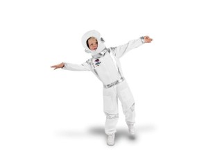 STRÓJ ASTRONAUTA BIAŁY ROZM. 116-128CM