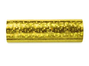 SERPENTYNY HOLOGRAFICZNE ZŁOTE 3,8M 18SZT