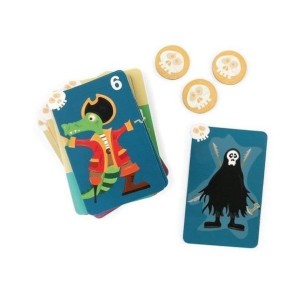GRA LOGICZNA 4W1 - KARTY WYPRAWA PIRATA, SCRATCH