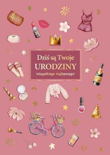 Karnet Urodziny dla niej