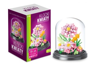 KLOCKI POD KLOSZEM CHRYZANTEMY 229EL, ARTYK
