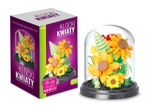 Klocki pod kloszem słoneczniki 228el, Artyk