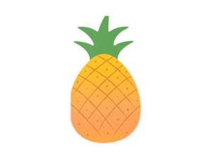 SERWETKI ANANAS 18,5X10,2CM 20SZT