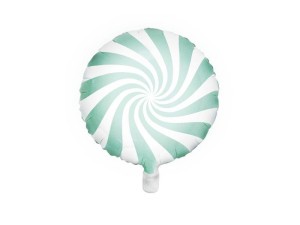 BALON FOLIOWY CUKIEREK MIĘTOWY 35CM