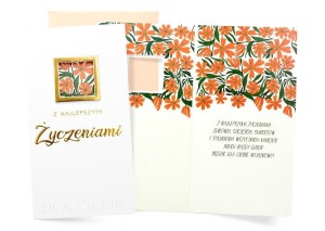 KARNET NAJLEPSZE ŻYCZENIA