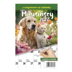 KALENDARZ 2027 MILUSIŃSCY Z MAGNESEM