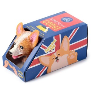 GNIOTEK ROZCIĄGLIWY PIES CORGI, PUCKATOR