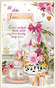 KARTKA IMIENINOWA IM12