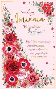 KARTKA IMIENINOWA IM16