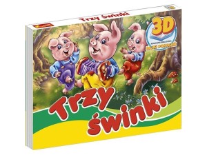 KSIAŻECZKA 3D BAJKI POKOLEŃ: TRZY ŚWINKI