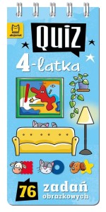 QUIZ 4-LATKA. 76 ZADAŃ OBRAZKOWYCH, ANNA PODGÓRSKA
