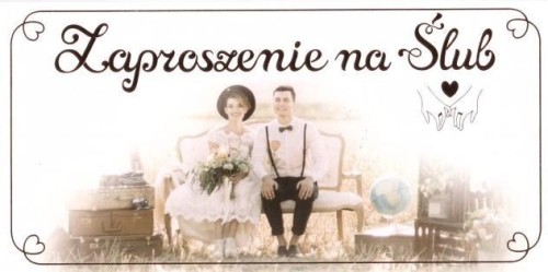 Zaproszenie Ślub Z109 (10szt.)