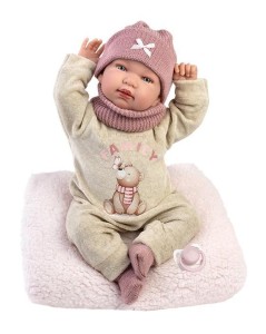 LALKA BOBAS PŁACZĄCA TINA 44CM, LLORENS
