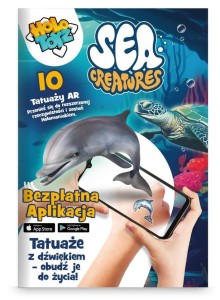 TATUAŻE DLA DZIECI AR SEA CREATURES, HOLOTOYZ