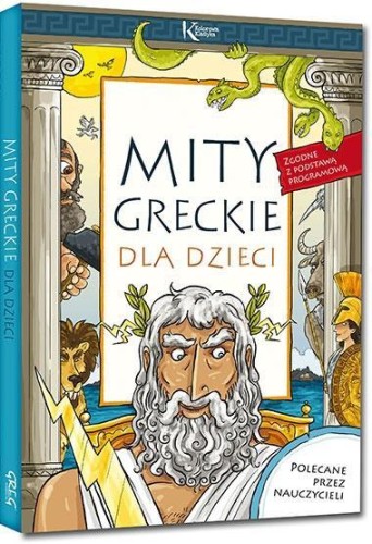 Mity greckie dla dzieci kolor BR, Lucyna Szary