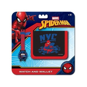 ZESTAW PREZENTOWY - PORTFEL I ZEGAREK SPIDERMAN